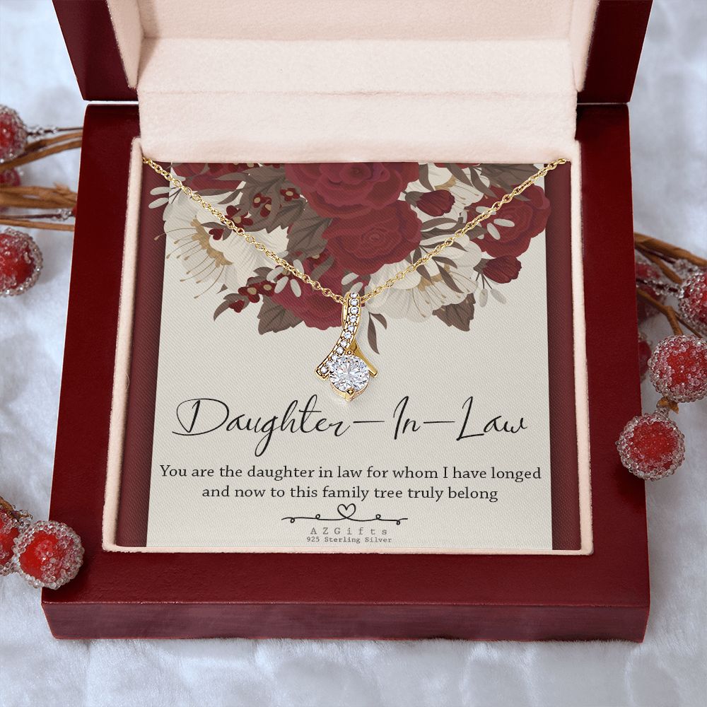 Daughter In Law Gifts Ideas, Daughter In Law Necklace, Gifts For Future Daughter In Law, Daughter In Law Birthday Gifts, Daughter-in-law Gifts From Mother In Law, Birthday Gifts For Daughter7 Alluring Beauty Necklace
