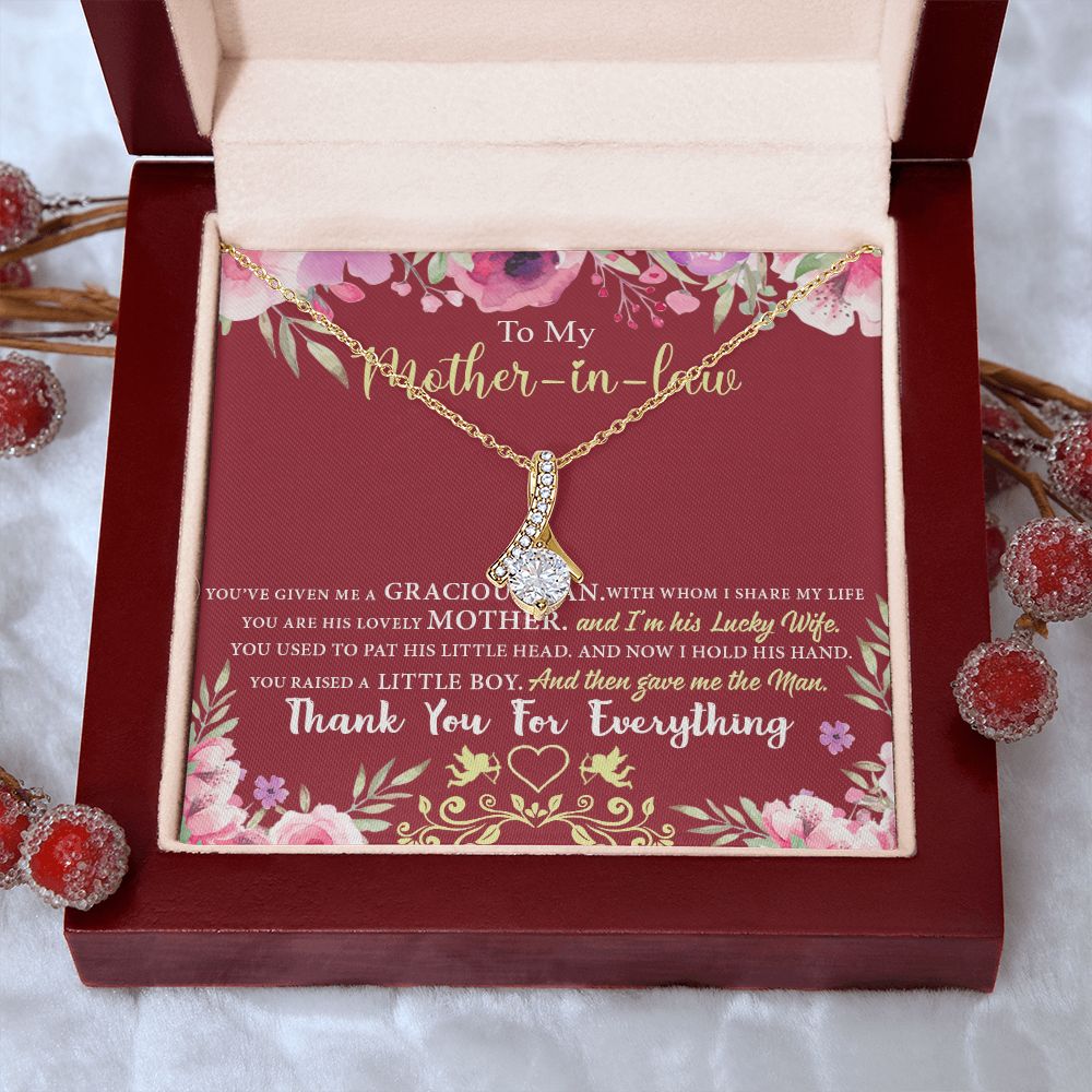 Mother in Law Necklace, Jewelry for Women, Future Mother in Law Gifts from Daughter in Law, Mother of Bride Gifts For Mother in Law, Birthday Gifts For Mother In Law From Daughter In Law7 Alluring Beauty Necklace