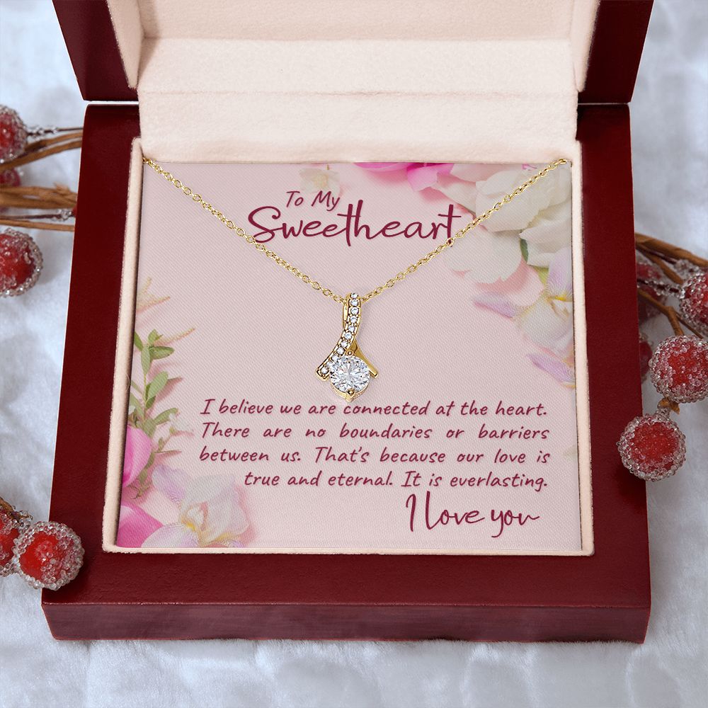 To My Wife Necklace from Husband, Personalized Necklace for Women, Luxury Necklace for Wife from Man Men, Wedding Anniversary Present For Wife, Beautiful Wife Jewelry Christmas Birthday Gift For Wife19 Alluring Beauty Necklace