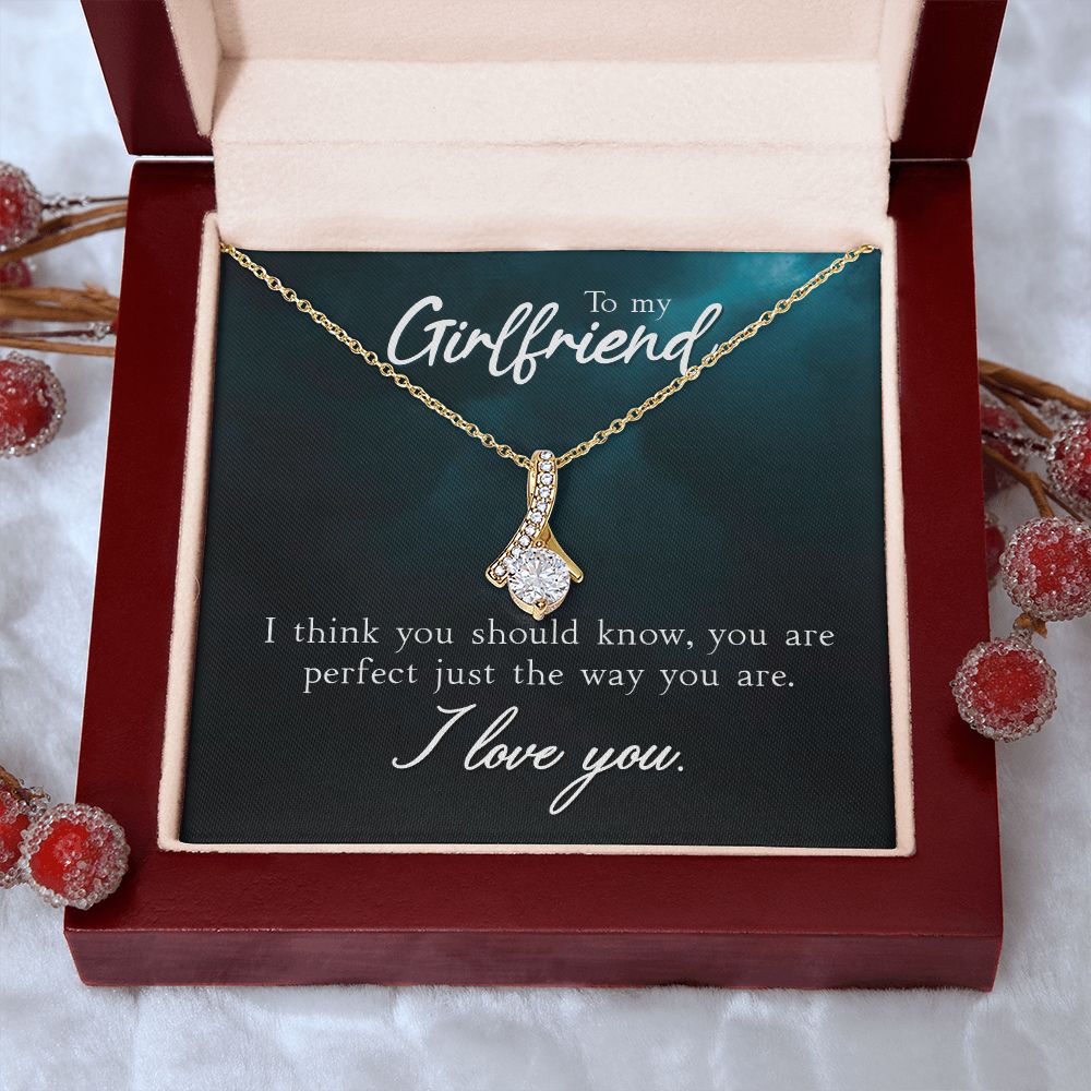 To My Girlfriend Necklace from Boyfriend To My Future Wife Necklace Jewelry For Girlfriend Gift For Girlfriend Gift for Her Romantic Birthday Valentines Day Gift For Girlfriend Gifts Necklaces 28 Alluring Beauty Necklace