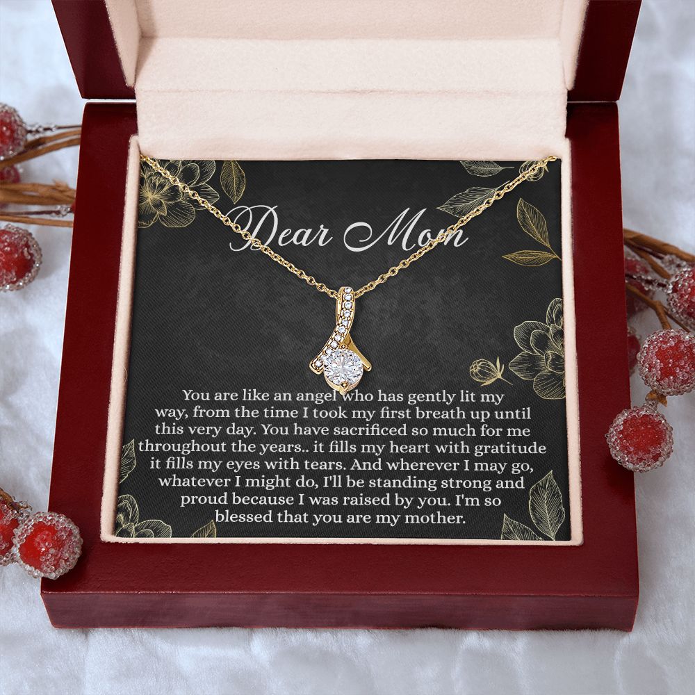 Mothers Day Gifts From Son Daughter Kids Gifts For Mom Birthday Unique Mothers Day Necklace Gift Idea Sentimental Mom Christmas Present Alluring Beauty Necklace
