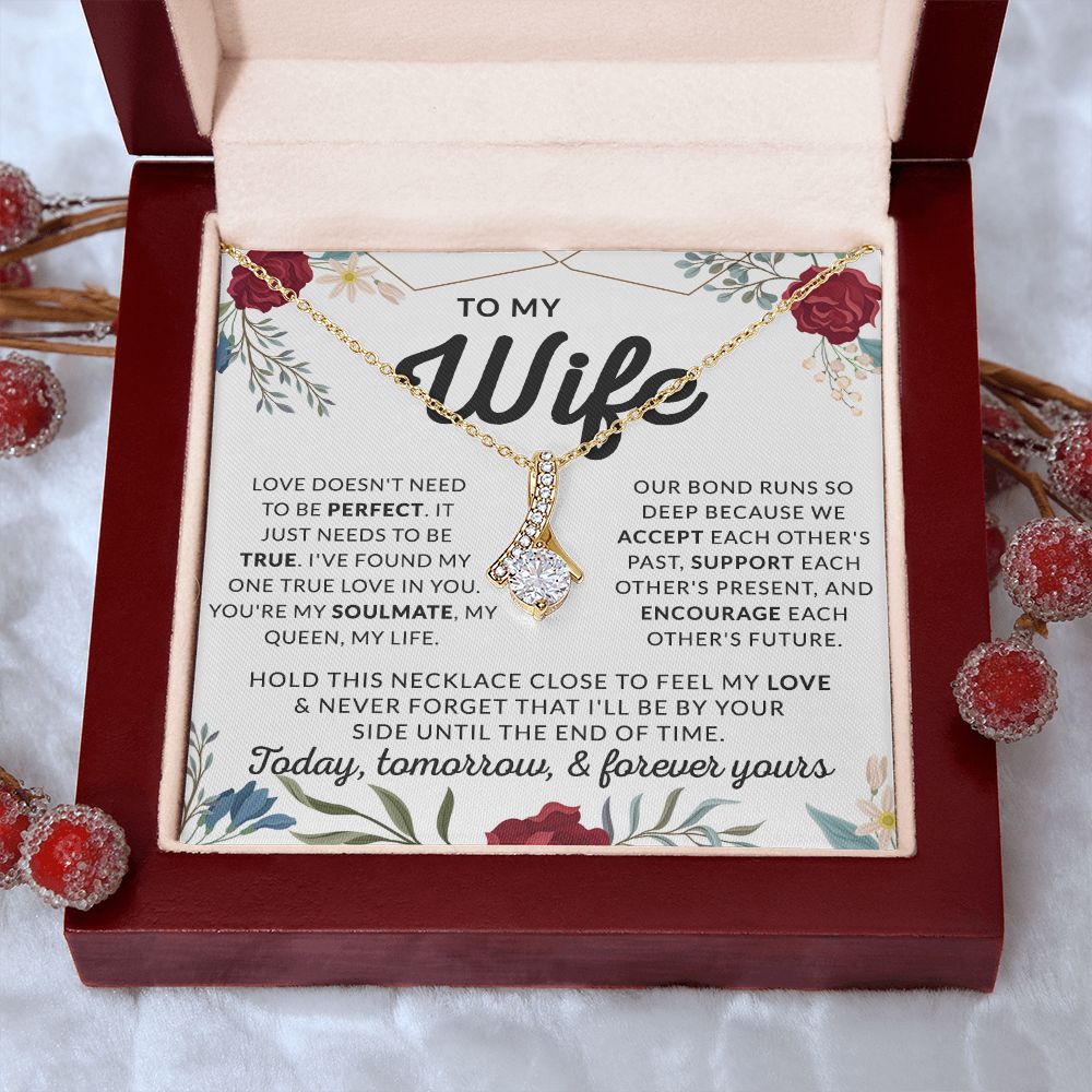 Eternal Hope Necklace To My Wife Gift, Necklace gift for her, Valentine's day 175138888386 Alluring Beauty Necklace