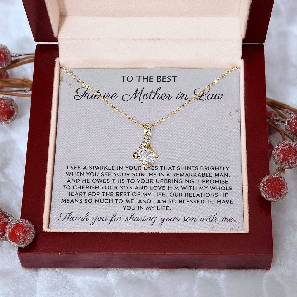 Gift to MIL Mother of the Groom Gift From Bride Wedding Gift Pendants from Bride Gifts for Mom Mother of the Bride Necklace Unique Groom Mom Alluring Beauty Necklace