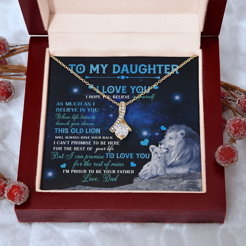 Dad To Daughter Necklace Jewelry Gift for Daughter from Dad Father Daughter Gift 175009114907 Alluring Beauty Necklace