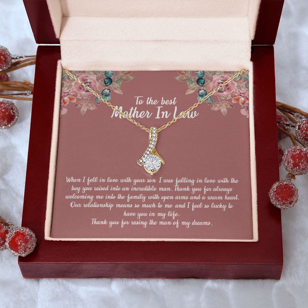 Mother in Law Necklace, Jewelry for Women, Future Mother in Law Gifts from Daughter in Law, Mother of Bride Gifts For Mother in Law, Birthday Gifts For Mother In Law From Daughter In Law3 Alluring Beauty Necklace