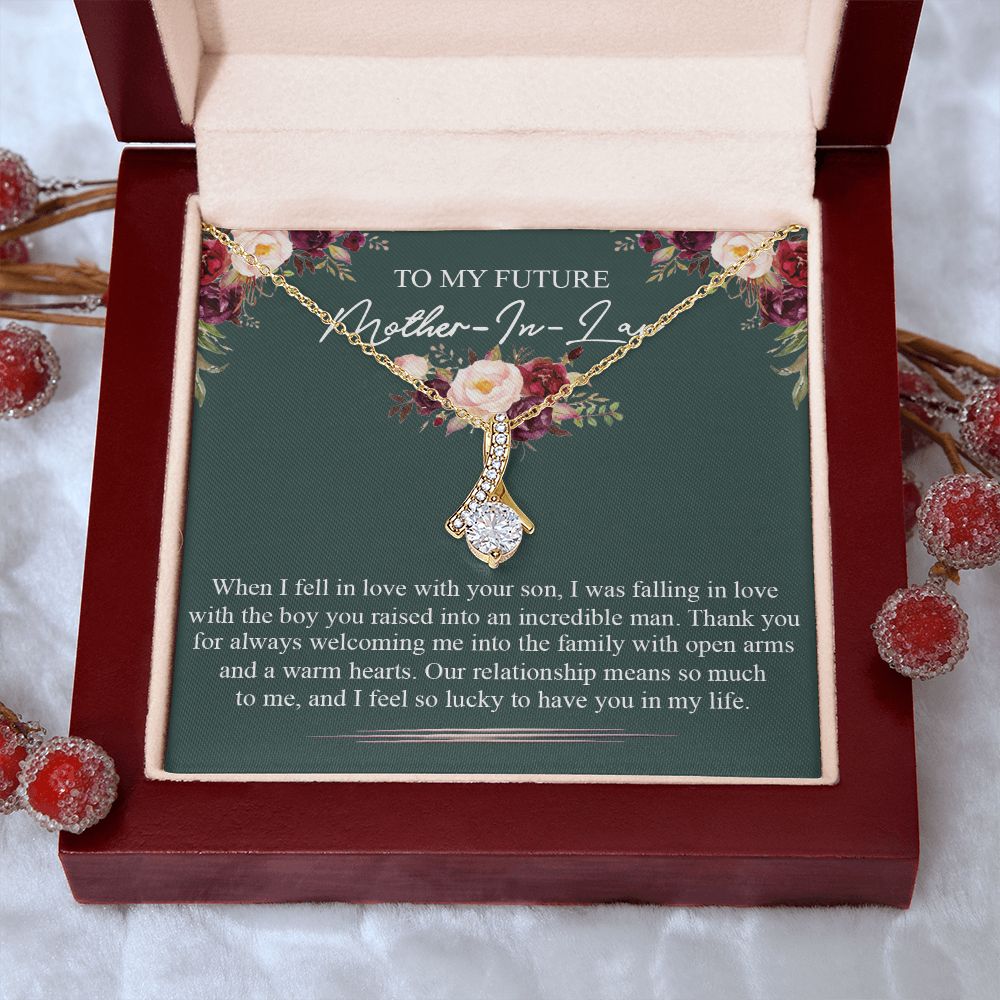 Mother in Law Necklace, Jewelry for Women, Future Mother in Law Gifts from Daughter in Law, Mother of Bride Gifts For Mother in Law, Birthday Gifts For Mother In Law From Daughter In Law5 Alluring Beauty Necklace