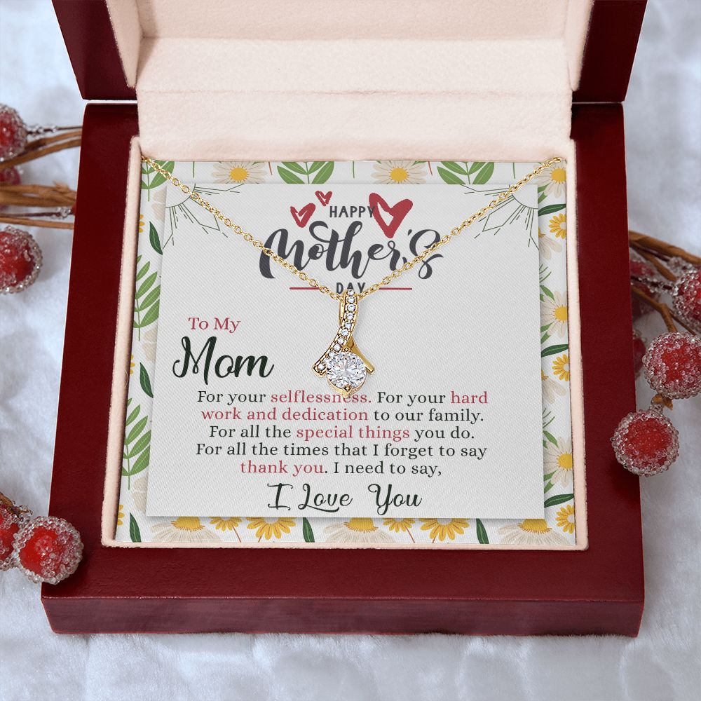 Mom Necklace Gift Best Mother Gifts From Kids  Mommy Gifts Mom Birthday Gift Children Jewelry Set Mother’s Day Gift For Her Alluring Beauty Necklace