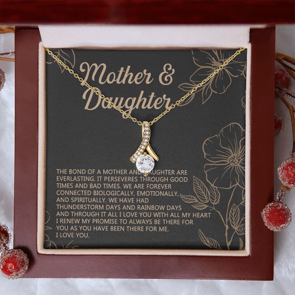 Mother Daughter Necklace Mothers day Necklace Mother Daughter Gift Mother Daughter Jewelry Gift For Daughter From Mom Daughter Mother Alluring Beauty Necklace