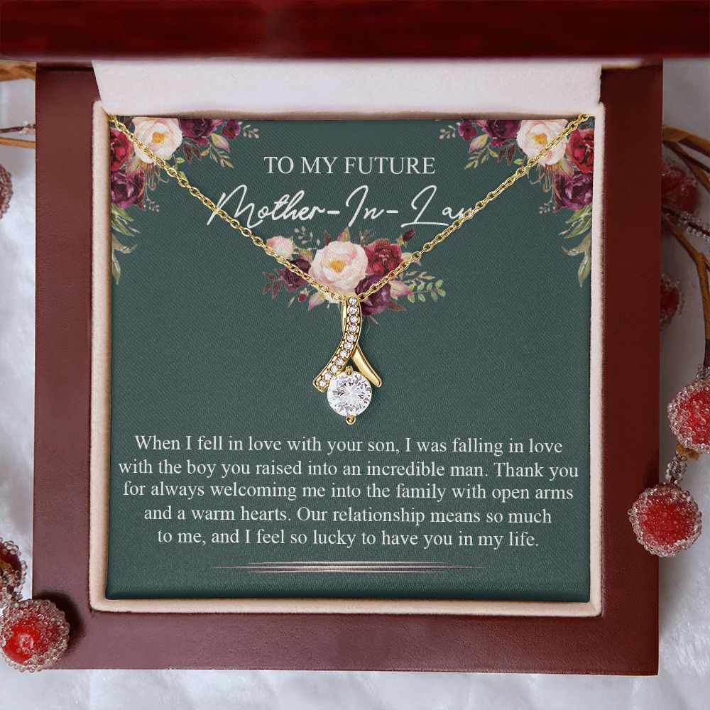 Mother in Law Necklace, Jewelry for Women, Future Mother in Law Gifts from Daughter in Law, Mother of Bride Gifts For Mother in Law, Birthday Gifts For Mother In Law From Daughter In Law5 Alluring Beauty Necklace