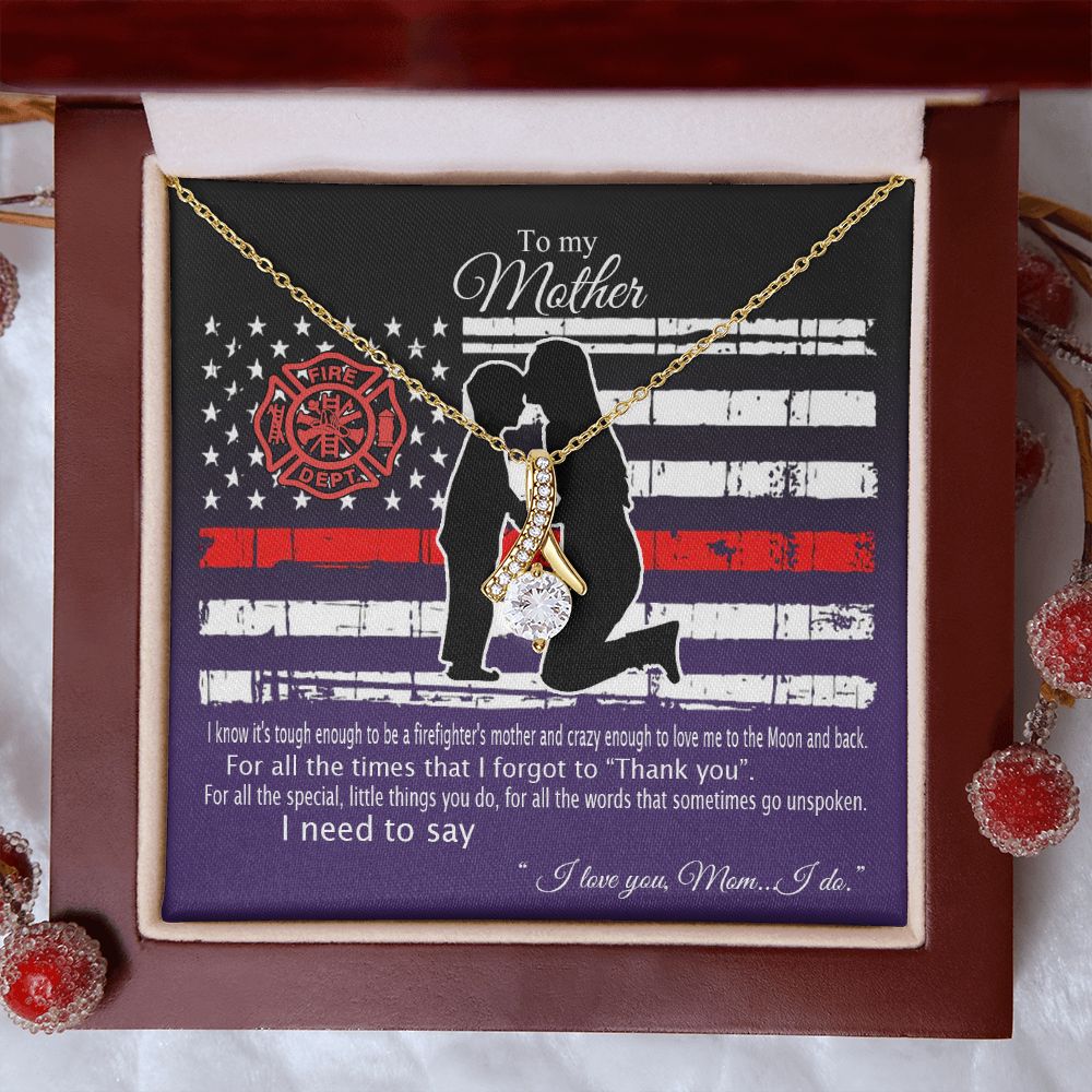 Mom Necklace Gifts for Mom from Daughter to Mom Gifts for Mothers Day from Daughter, To My Mom Necklace from Daughter to Mom Birthday Gifts Necklace with Message Card and Gift Box2233 Alluring Beauty Necklace