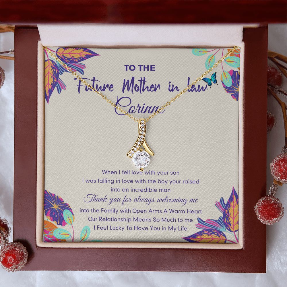 Mother in Law Necklace, Jewelry for Women, Future Mother in Law Gifts from Daughter in Law, Mother of Bride Gifts For Mother in Law, Birthday Gifts For Mother In Law From Daughter In Law16 Alluring Beauty Necklace
