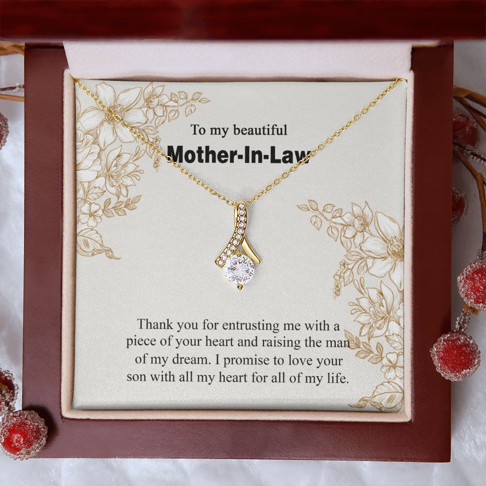 Mother in Law Necklace, Jewelry for Women, Future Mother in Law Gifts from Daughter in Law, Mother of Bride Gifts For Mother in Law, Birthday Gifts For Mother In Law From Daughter In Law14 Alluring Beauty Necklace