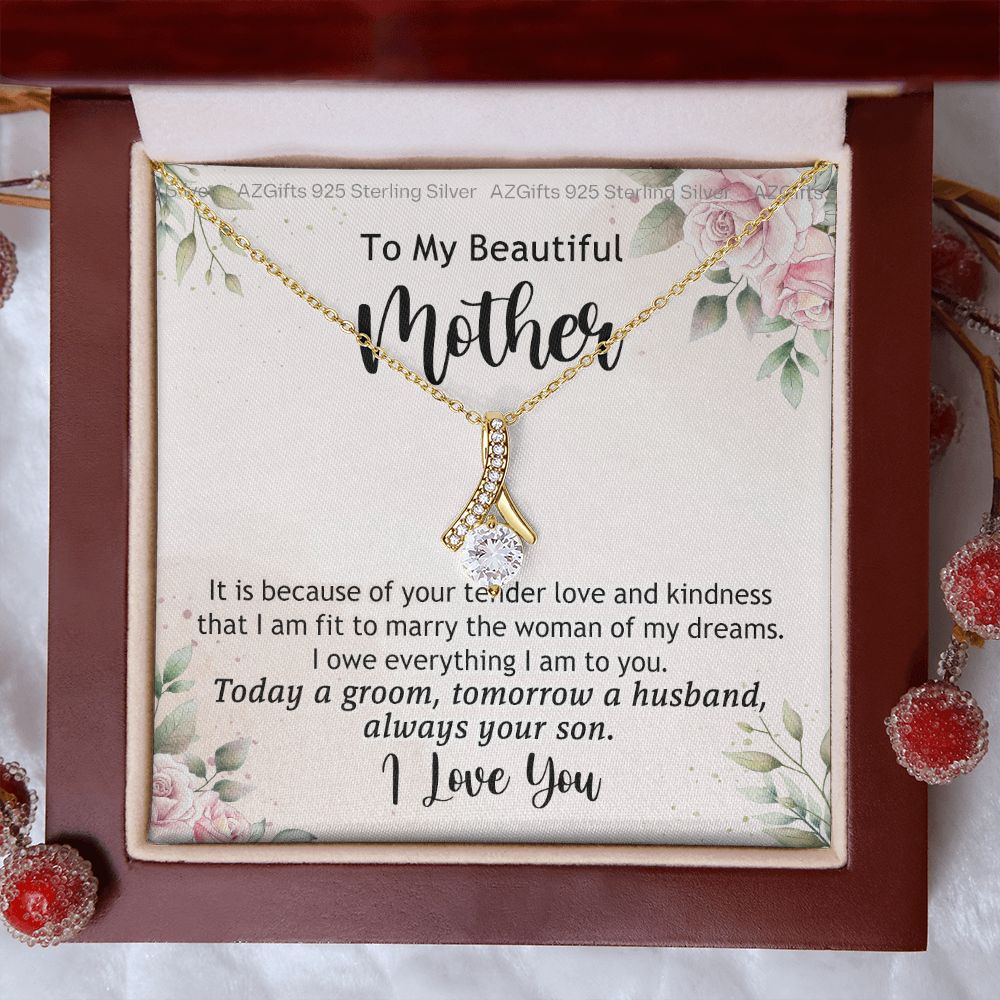 Mother Of The Groom Gift, Mother Of The Groom, Mother Of The Groom Gifts, Gift For Mother Of The Groom, Mother Of Groom Alluring Beauty Necklace