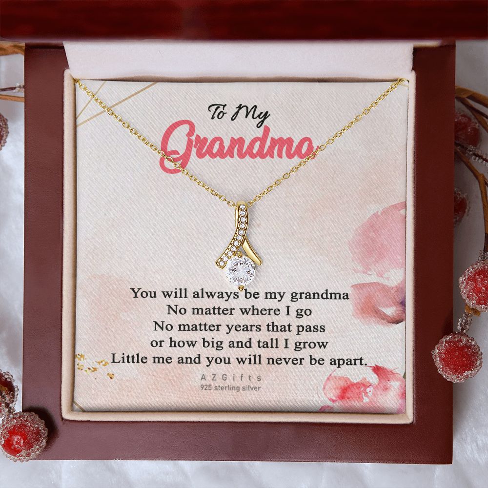 To My Grandma Necklace, Gift for Grandmother Necklace, Mothers Day Gift For Grandma Nana, Grandma Jewelry From Grandchildren GrandKids , Jewelry Box Gift For Grandma Grandmother13 Alluring Beauty Necklace