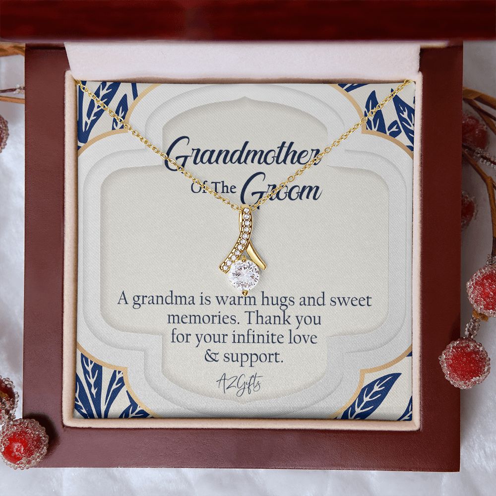 To My Grandmother Necklace, Gift for Grandmother Necklace, Mothers Day Gift For Grandma Nana, Grandma Jewelry From Grandchildren GrandKids , Jewelry Box Gift For Grandma Grandmother3 Alluring Beauty Necklace