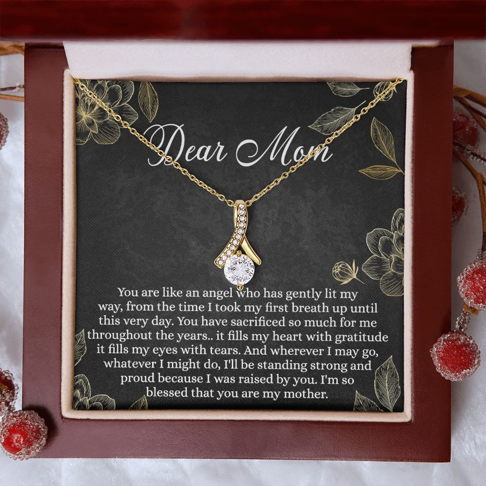 Mothers Day Gifts From Son Daughter Kids Gifts For Mom Birthday Unique Mothers Day Necklace Gift Idea Sentimental Mom Christmas Present Alluring Beauty Necklace