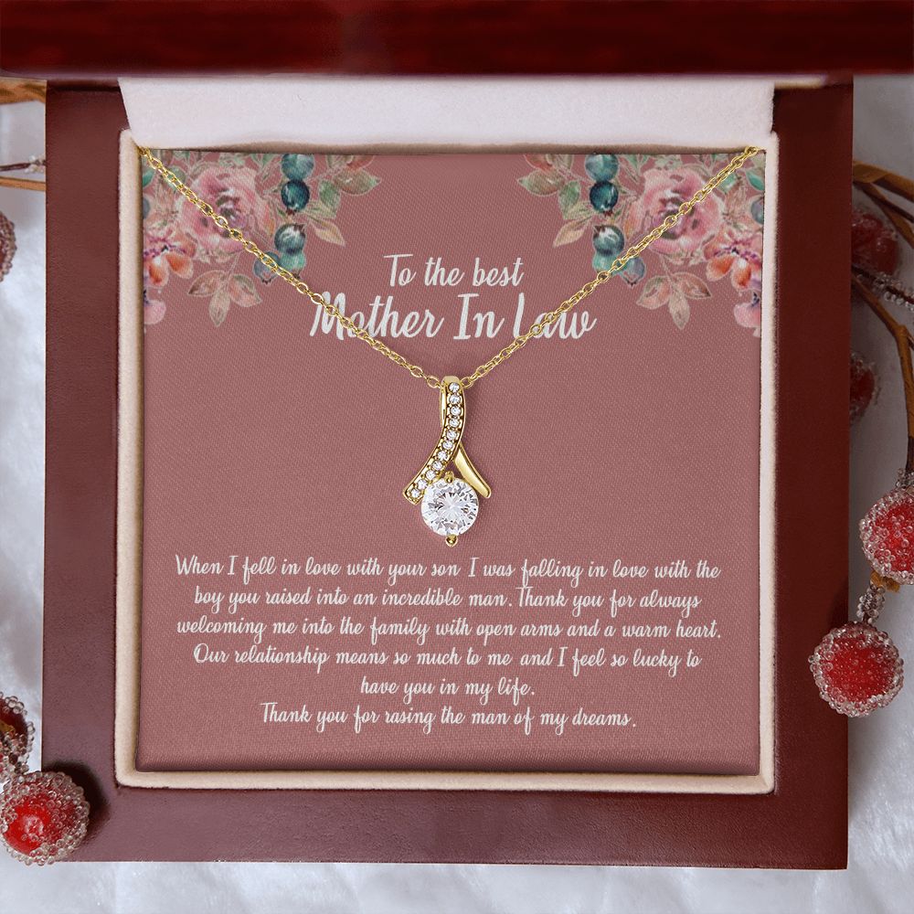 Mother in Law Necklace, Jewelry for Women, Future Mother in Law Gifts from Daughter in Law, Mother of Bride Gifts For Mother in Law, Birthday Gifts For Mother In Law From Daughter In Law3 Alluring Beauty Necklace
