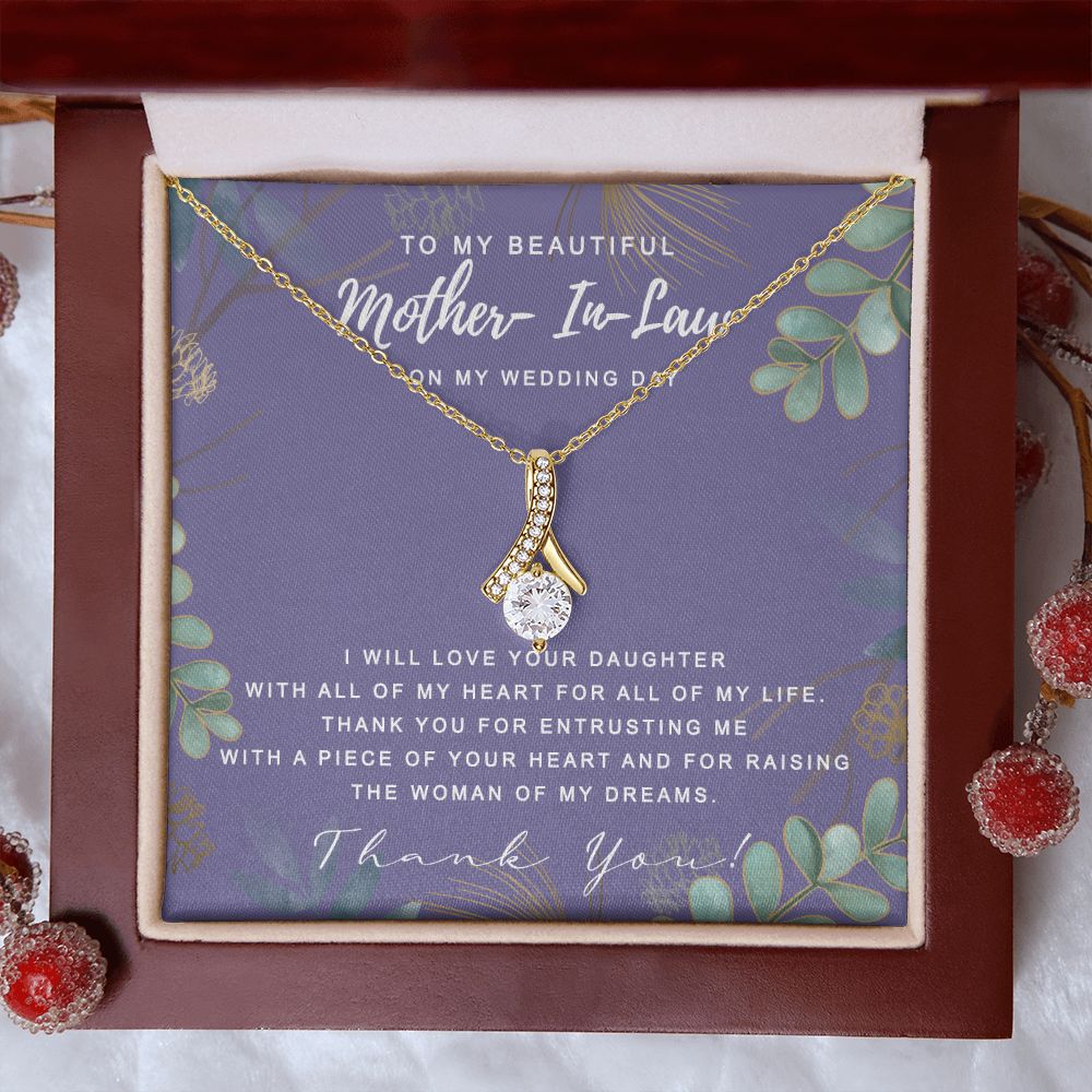 Mother in Law Necklace, Jewelry for Women, Future Mother in Law Gifts from Daughter in Law, Mother of Bride Gifts For Mother in Law, Birthday Gifts For Mother In Law From Daughter In Law8 Alluring Beauty Necklace