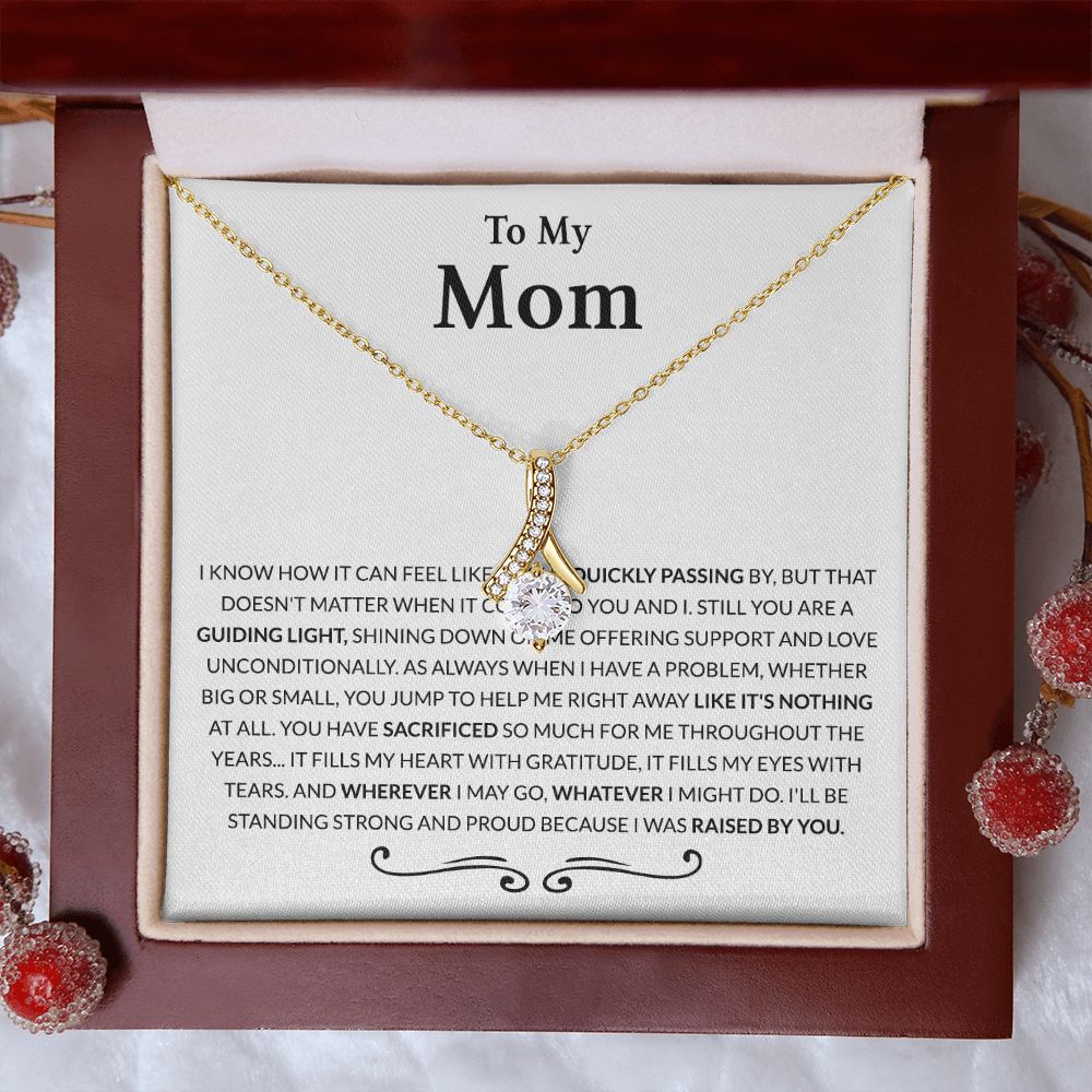Gift for Mom from Daughter Moms Birthday Meaningful Gift for Mom Wedding Gifts Alluring Beauty Necklace