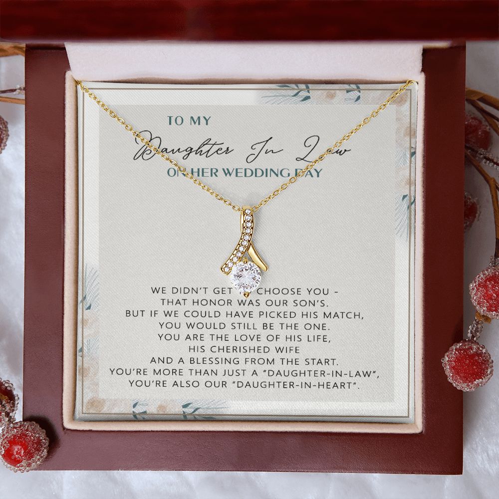 Wedding Gift From mother On Wedding Day To My Daughter-in-law Wedding Day Alluring Beauty Necklace
