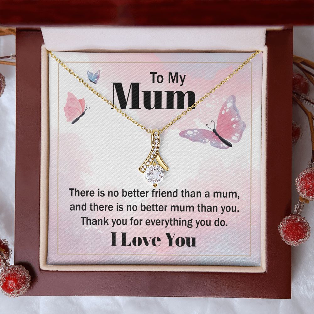 Mom Necklace Gifts for Mom from Daughter to Mom Gifts for Mothers Day from Daughter, To My Mom Necklace from Daughter to Mom Birthday Gifts Necklace with Message Card and Gift Box19 Alluring Beauty Necklace