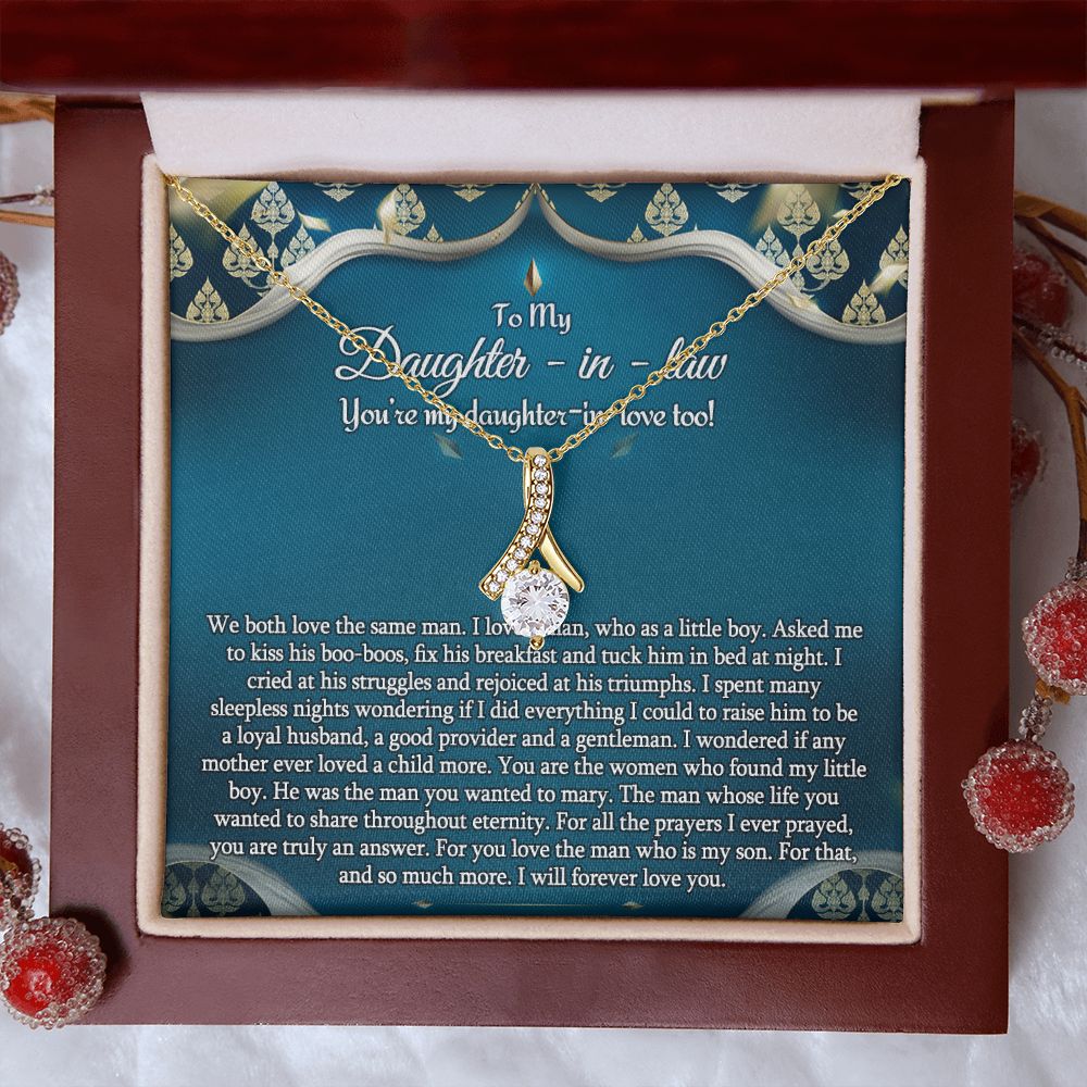 Daughter In Law Gifts Ideas, Daughter In Law Necklace, Gifts For Future Daughter In Law, Daughter In Law Birthday Gifts, Daughter-in-law Gifts From Mother In Law, Birthday Gifts For Daughter2 Alluring Beauty Necklace