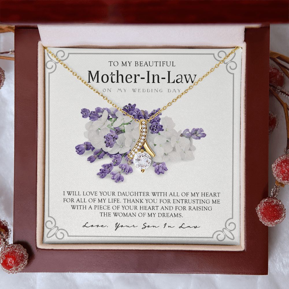 Mother in Law Necklace, Jewelry for Women, Future Mother in Law Gifts from Daughter in Law, Mother of Bride Gifts For Mother in Law, Birthday Gifts For Mother In Law From Daughter In Law9 Alluring Beauty Necklace