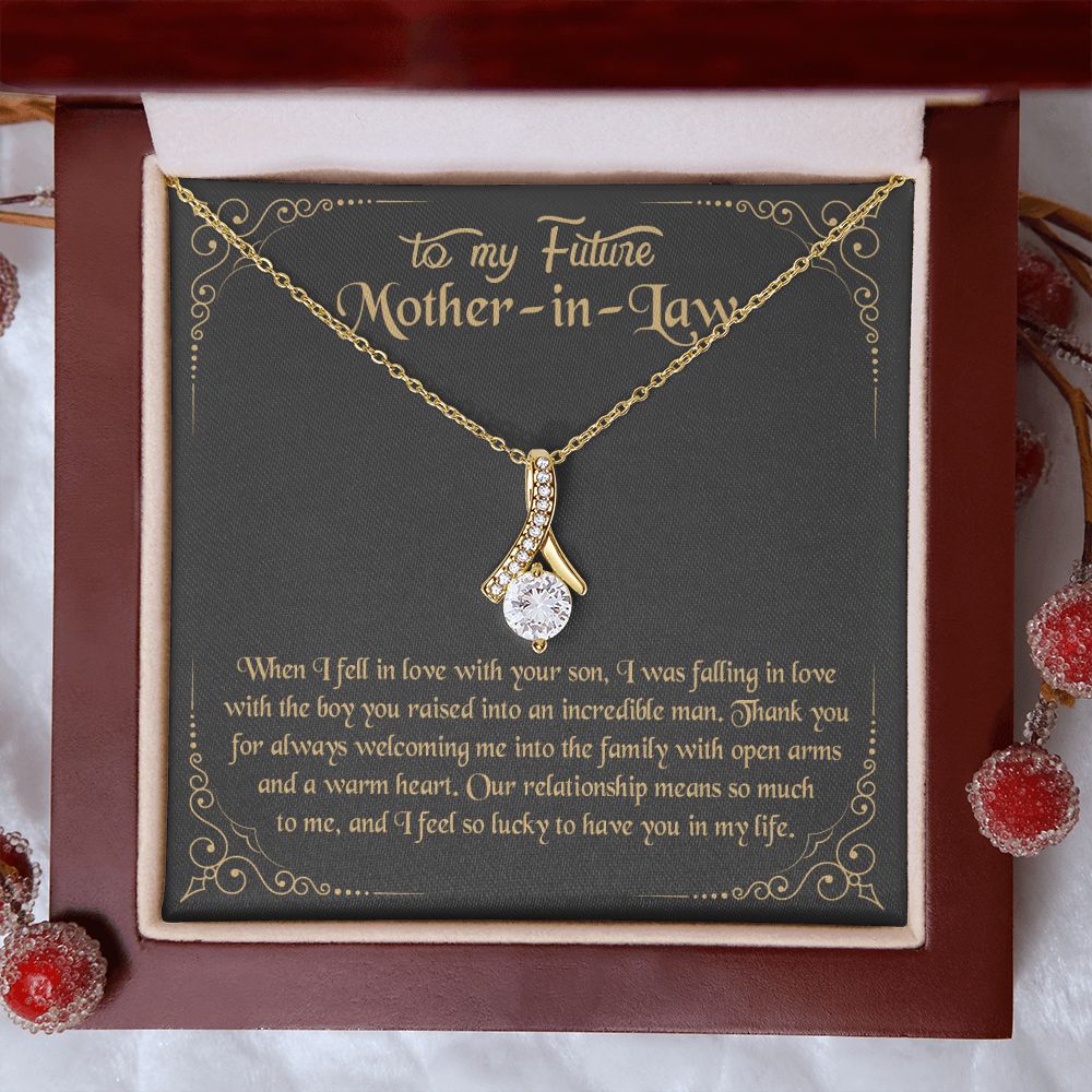 Mother in Law Necklace, Jewelry for Women, Future Mother in Law Gifts from Daughter in Law, Mother of Bride Gifts For Mother in Law, Birthday Gifts For Mother In Law From Daughter In Law10 Alluring Beauty Necklace