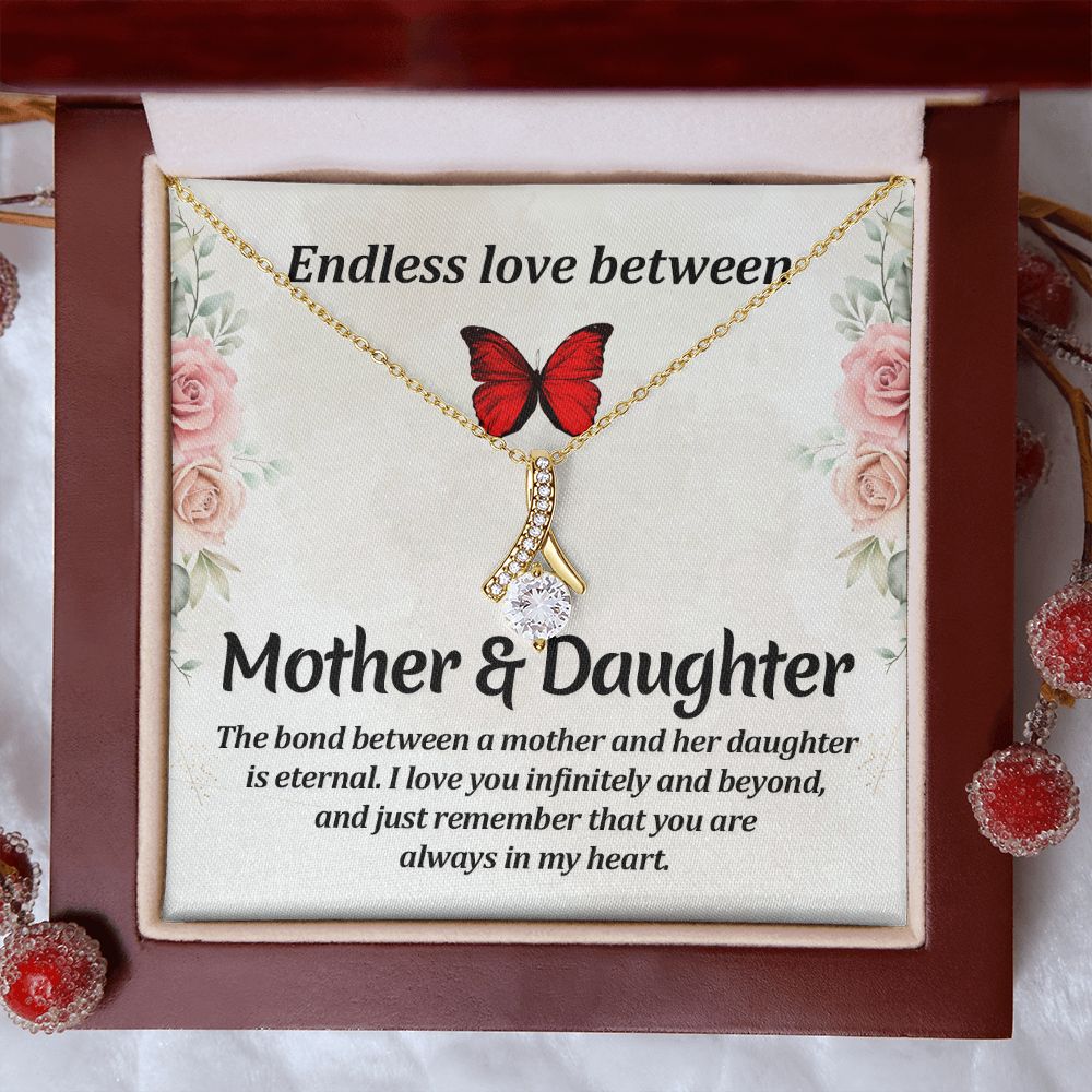 To My Mom Necklace, Gift For Mom, Mother's Day Gift from Daughter, Mom Jewelry Gift for Mothers Day, Birthday Gift for Mother, Moms Gift from Daughter Son, Necklace for Mom Mother 11 Alluring Beauty Necklace