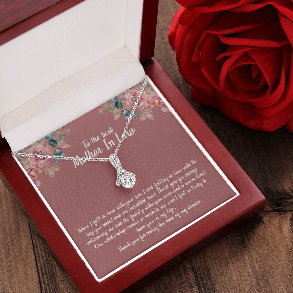 Mother in Law Necklace, Jewelry for Women, Future Mother in Law Gifts from Daughter in Law, Mother of Bride Gifts For Mother in Law, Birthday Gifts For Mother In Law From Daughter In Law3 Alluring Beauty Necklace
