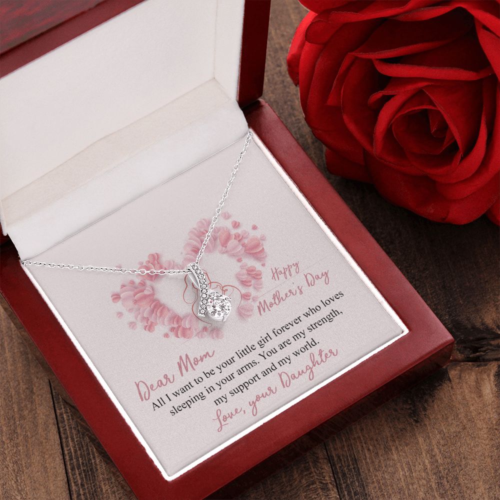 Mom Necklace Gifts for Mom from Daughter to Mom Gifts for Mothers Day from Daughter, To My Mom Necklace from Daughter to Mom Birthday Gifts Necklace with Message Card and Gift Box25 Alluring Beauty Necklace