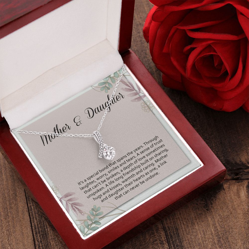 Mom Necklace Gifts for Mom from Daughter to Mom Gifts for Mothers Day from Daughter, To My Mom Necklace from Daughter to Mom Birthday Gifts Necklace with Message Card and Gift Box2245 Alluring Beauty Necklace