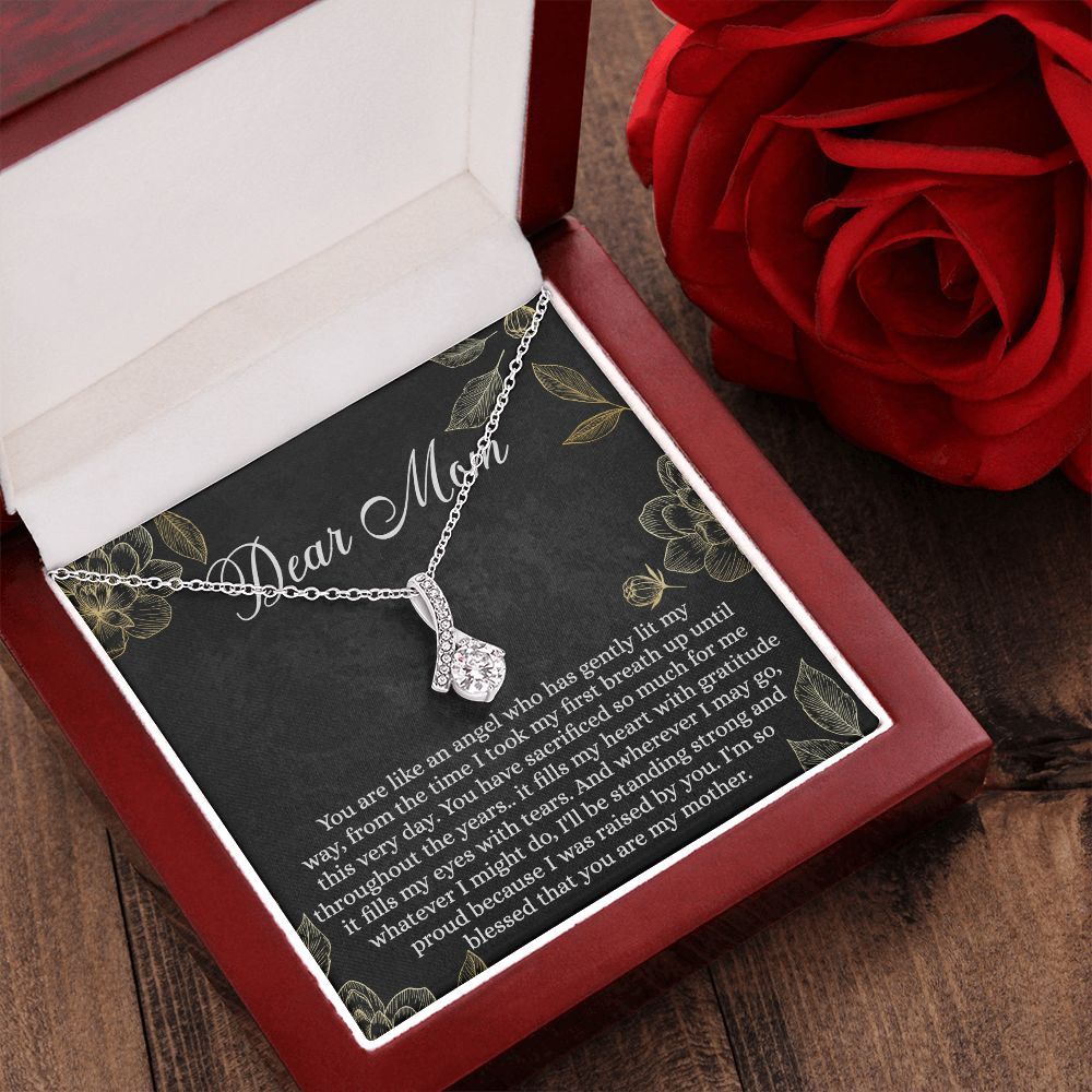 Mothers Day Gifts From Son Daughter Kids Gifts For Mom Birthday Unique Mothers Day Necklace Gift Idea Sentimental Mom Christmas Present Alluring Beauty Necklace