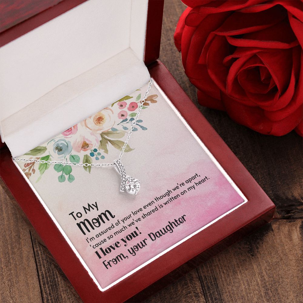 To My Mom Necklace, Gift For Mom, Mother's Day Gift from Daughter, Mom Jewelry Gift for Mothers Day, Birthday Gift for Mother, Moms Gift from Daughter Son, Necklace for Mom Mother 21 Alluring Beauty Necklace