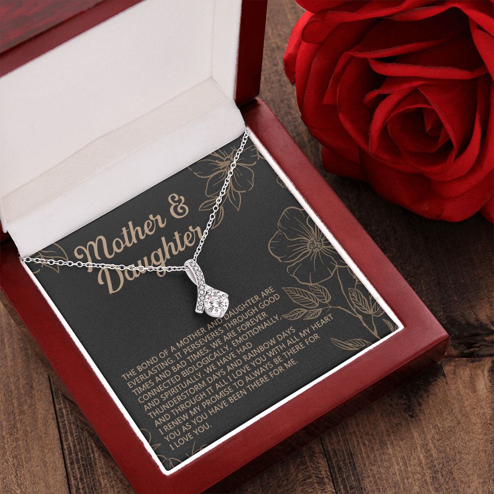 Mother Daughter Necklace Mothers day Necklace Mother Daughter Gift Mother Daughter Jewelry Gift For Daughter From Mom Daughter Mother Alluring Beauty Necklace