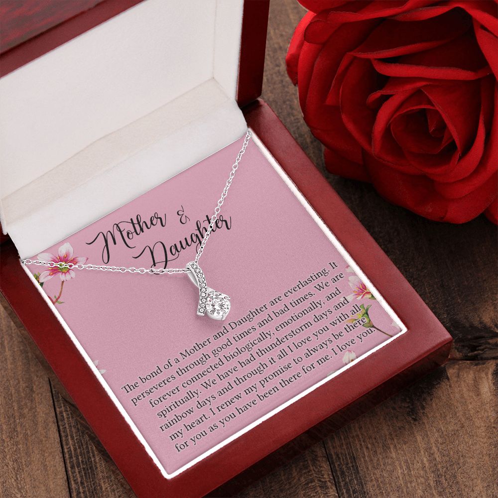 To My Mother Mom Bestfriend Best Mommy Mother In Law Stepmom For Mothers Day Birthday From Son Daughter Stepson Stepdaughter Necklace Gift Alluring Beauty Necklace