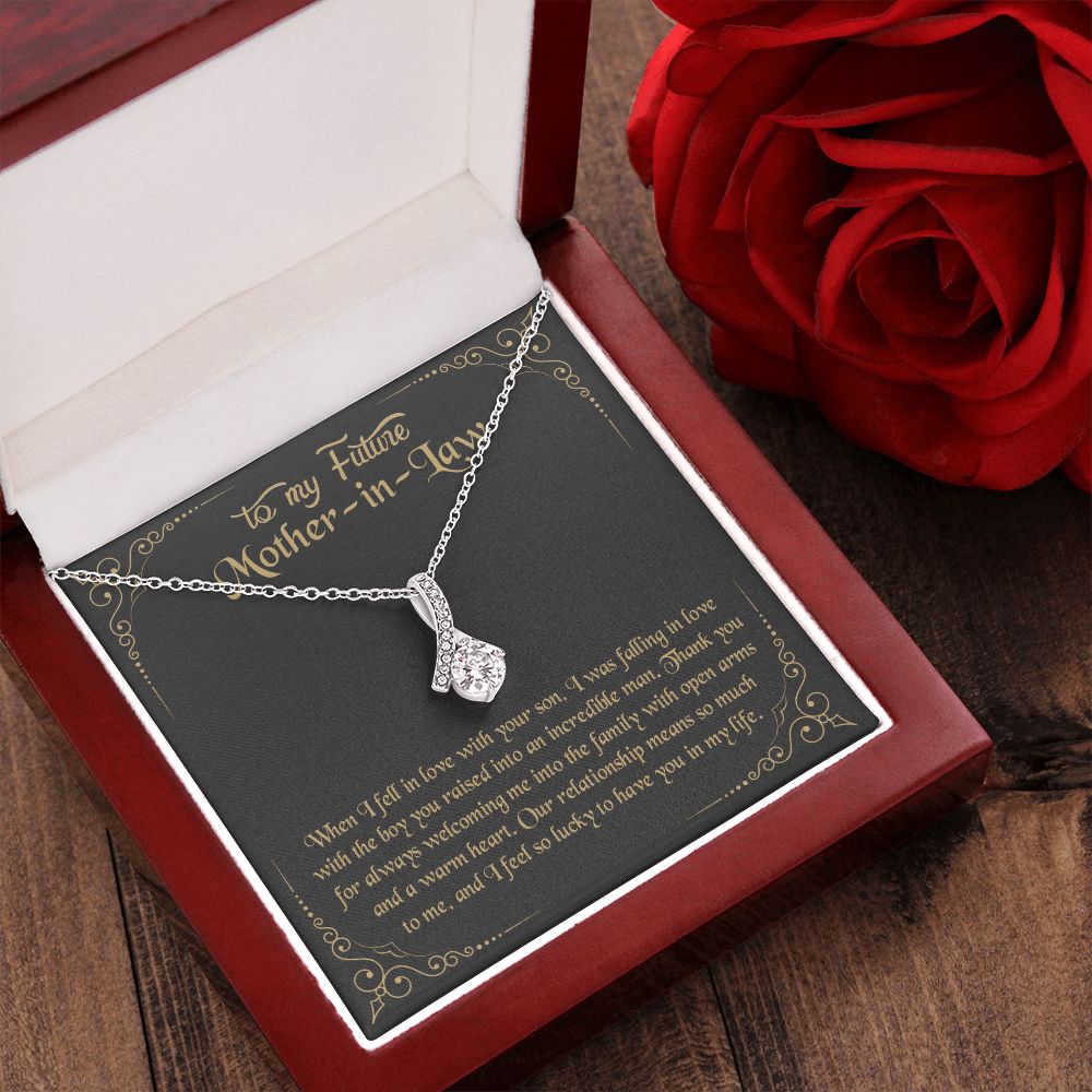 Mother in Law Necklace, Jewelry for Women, Future Mother in Law Gifts from Daughter in Law, Mother of Bride Gifts For Mother in Law, Birthday Gifts For Mother In Law From Daughter In Law10 Alluring Beauty Necklace