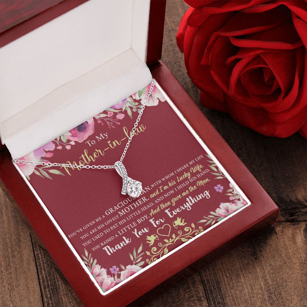 Mother in Law Necklace, Jewelry for Women, Future Mother in Law Gifts from Daughter in Law, Mother of Bride Gifts For Mother in Law, Birthday Gifts For Mother In Law From Daughter In Law7 Alluring Beauty Necklace