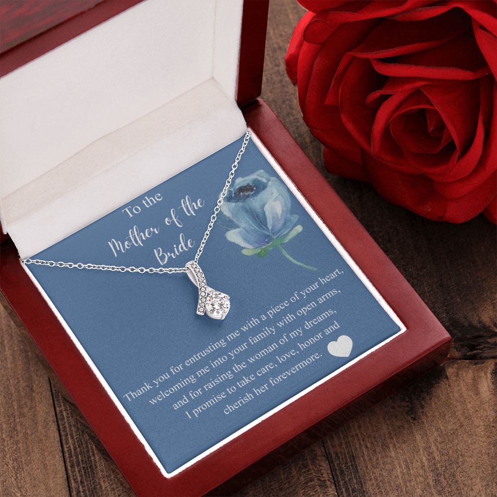 Mother Of The Bride Gift From Groom, Alluring Beauty Necklace, Future Mom Alluring Beauty Necklace