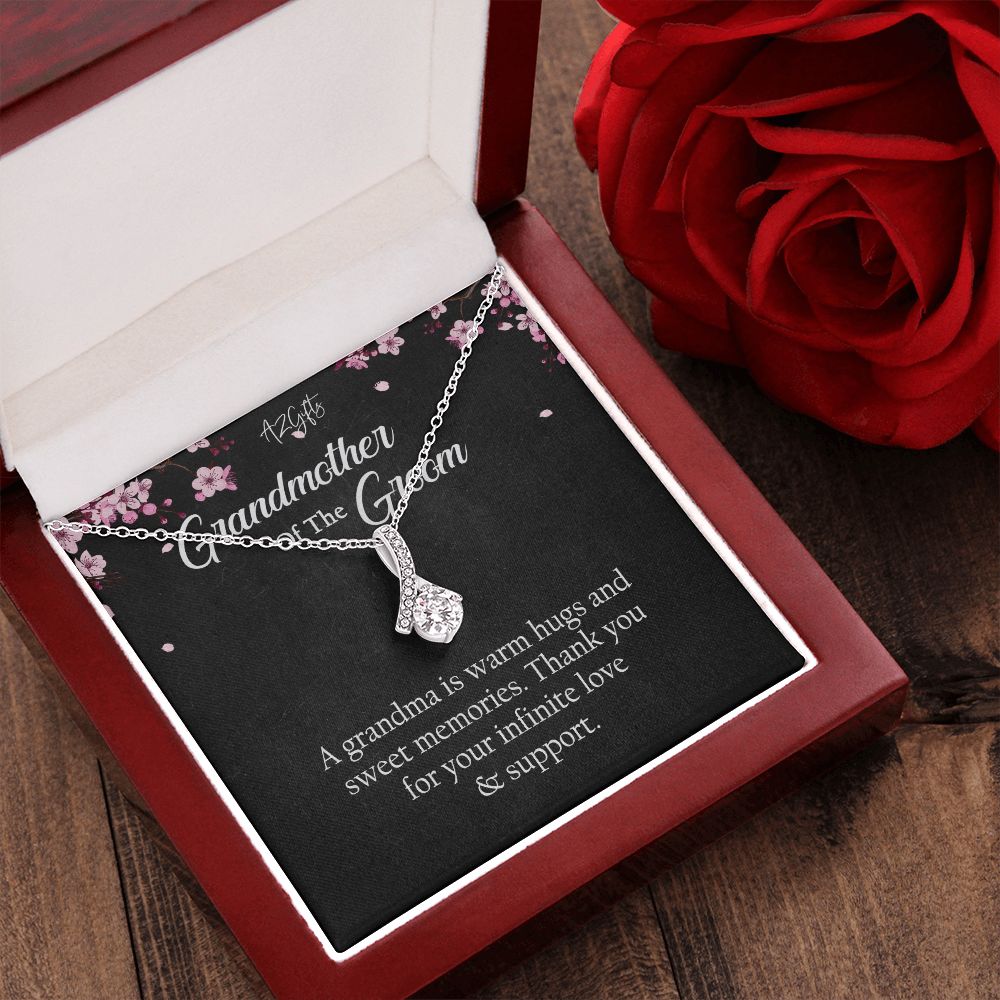 To My Grandmother Necklace, Gift for Grandmother Necklace, Mothers Day Gift For Grandma Nana, Grandma Jewelry From Grandchildren GrandKids , Jewelry Box Gift For Grandma Grandmother Alluring Beauty Necklace