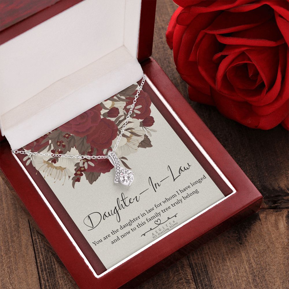 Daughter In Law Gifts Ideas, Daughter In Law Necklace, Gifts For Future Daughter In Law, Daughter In Law Birthday Gifts, Daughter-in-law Gifts From Mother In Law, Birthday Gifts For Daughter7 Alluring Beauty Necklace