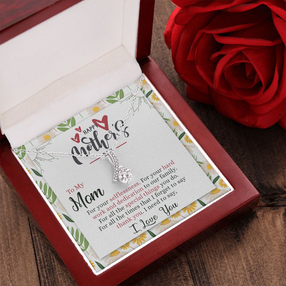 Mom Necklace Gift Best Mother Gifts From Kids  Mommy Gifts Mom Birthday Gift Children Jewelry Set Mother’s Day Gift For Her Alluring Beauty Necklace