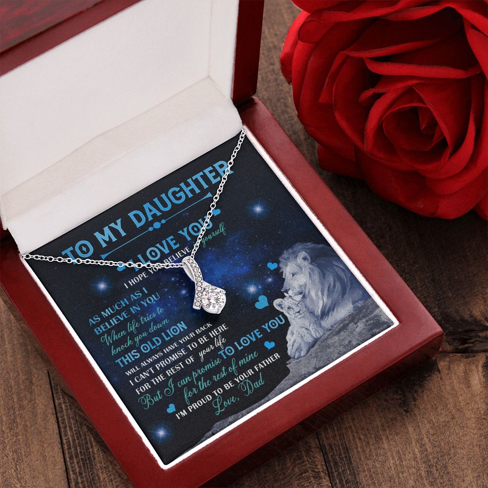 Dad To Daughter Necklace Jewelry Gift for Daughter from Dad Father Daughter Gift 175009114907 Alluring Beauty Necklace