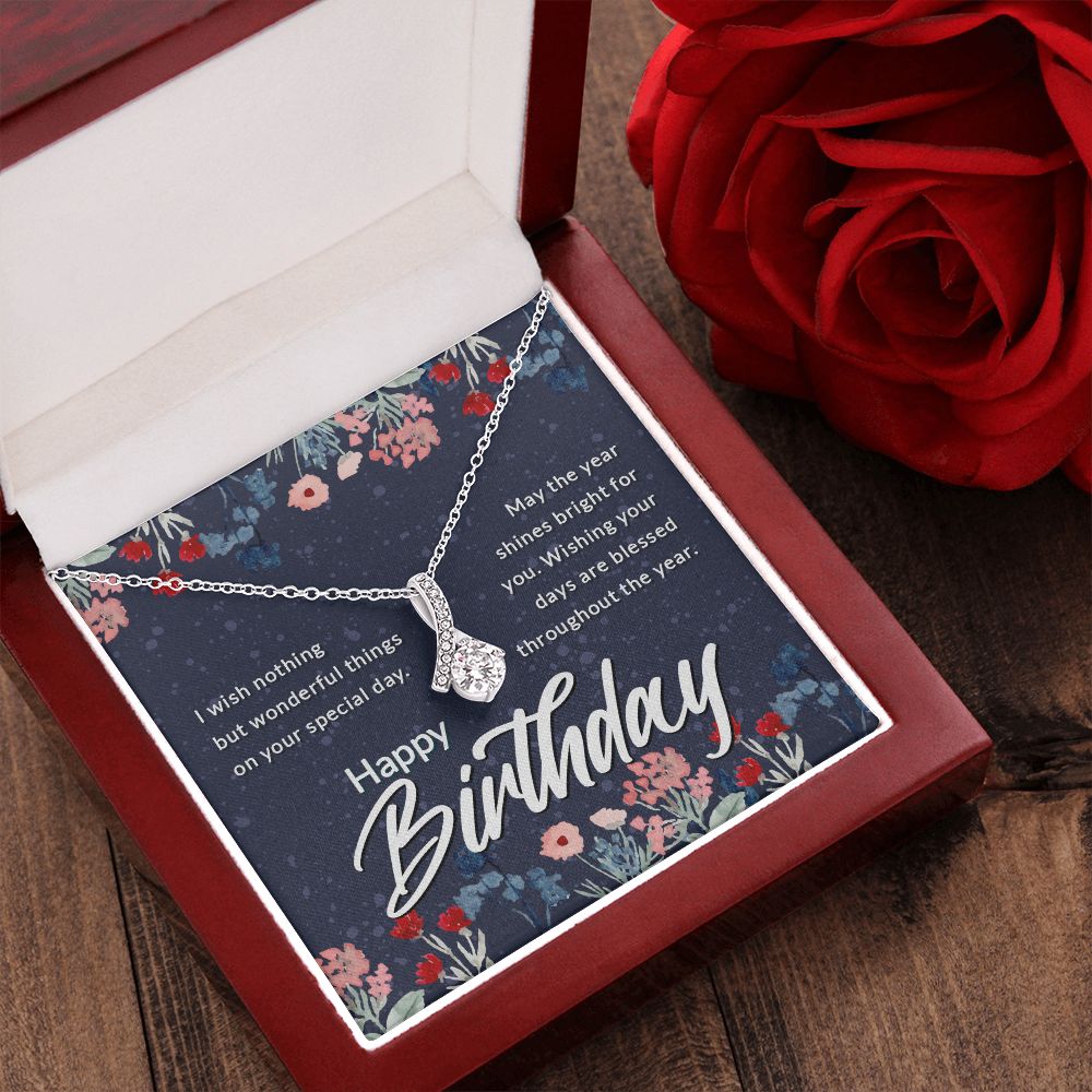 Mom Necklace Gifts for Mom from Daughter to Mom Gifts for Mothers Day from Daughter, To My Mom Necklace from Daughter to Mom Birthday Gifts Necklace with Message Card and Gift Box2230 Alluring Beauty Necklace