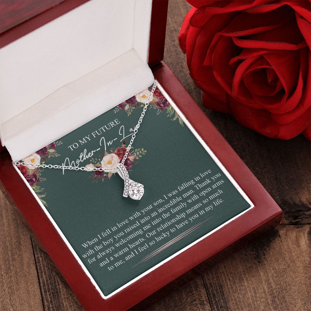 Mother in Law Necklace, Jewelry for Women, Future Mother in Law Gifts from Daughter in Law, Mother of Bride Gifts For Mother in Law, Birthday Gifts For Mother In Law From Daughter In Law5 Alluring Beauty Necklace
