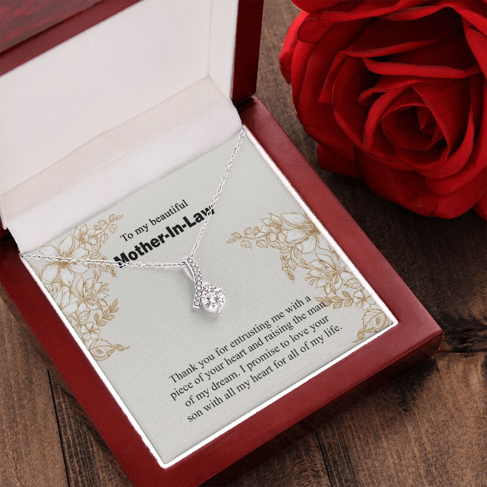 Mother in Law Necklace, Jewelry for Women, Future Mother in Law Gifts from Daughter in Law, Mother of Bride Gifts For Mother in Law, Birthday Gifts For Mother In Law From Daughter In Law14 Alluring Beauty Necklace