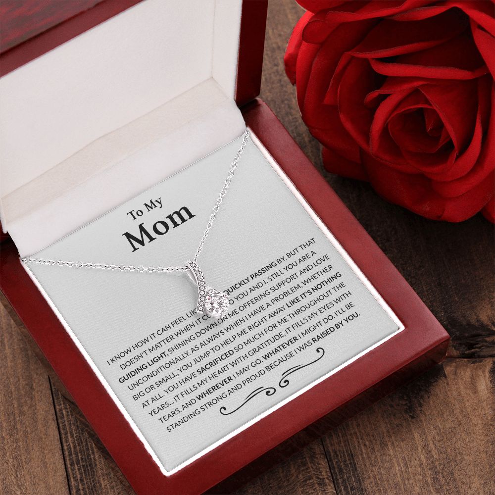 Gift for Mom from Daughter Moms Birthday Meaningful Gift for Mom Wedding Gifts Alluring Beauty Necklace