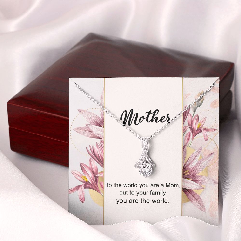 Mom Necklace Gifts for Mom from Daughter to Mom Gifts for Mothers Day from Daughter, To My Mom Necklace from Daughter to Mom Birthday Gifts Necklace with Message Card and Gift Box7 Alluring Beauty Necklace