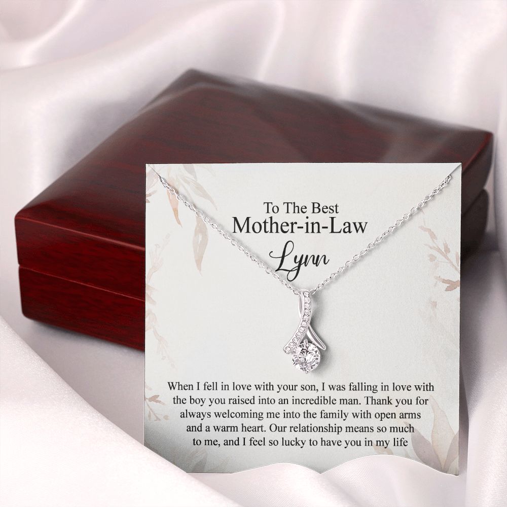 Mother in Law Necklace, Jewelry for Women, Future Mother in Law Gifts from Daughter in Law, Mother of Bride Gifts For Mother in Law, Birthday Gifts For Mother In Law From Daughter In Law4 Alluring Beauty Necklace