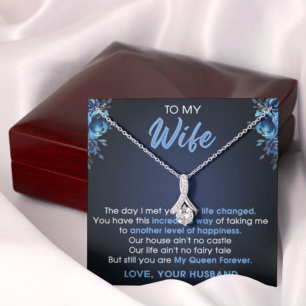 To My Wife Gift Jewelry Gift For Wife Birthday Gift For Wife Necklace For Wife Alluring Beauty Necklace